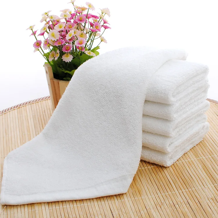 Прямая поставка дешевое детское полотенце 30*30 см домашнее белое быстрое шарф