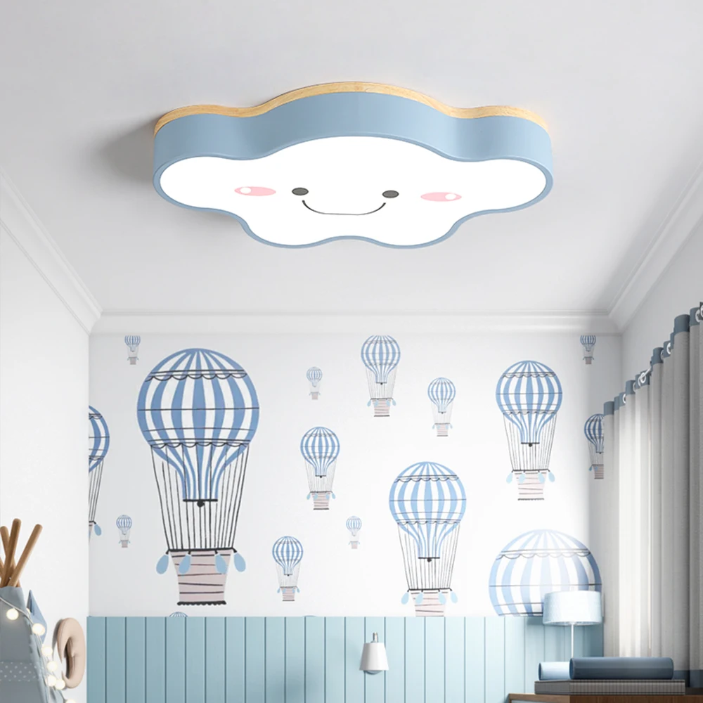 современная светодиодная облако светильник потолочный с пультом скандинавская