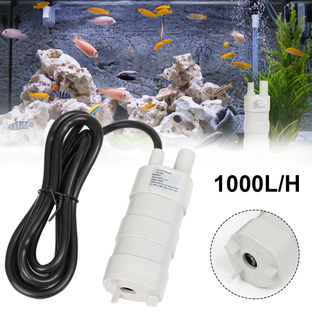 

Submersible Pump 12V Water Pump Camper Motorhome High Flow Whale Pump 1000L/H 5M High Quality Durable Engineering Plastics Pump