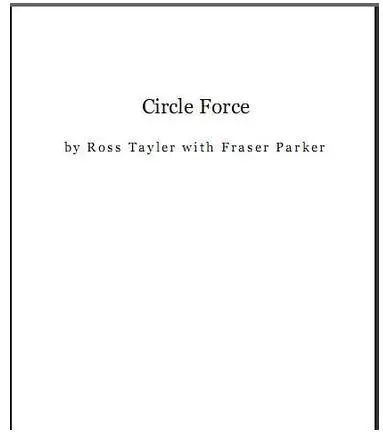 

Circle Force by Ross Tayler with Fraser Parker Magic Instructions Magic trick