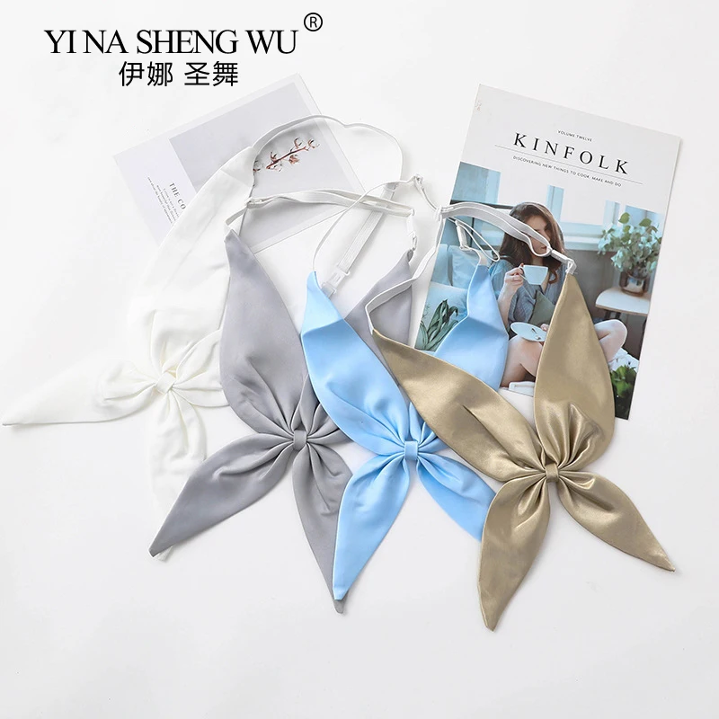 

Галстук-бабочка с золотыми рыбками и ушками кролика, галстук-бабочка для матросского костюма JK, удлиненный пояс, аксессуары JK