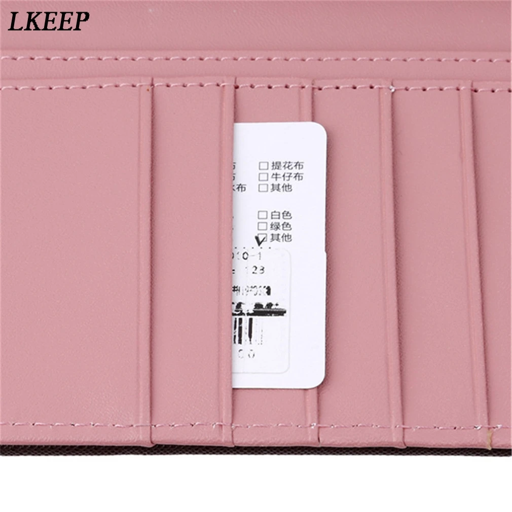 

Shoelace Style Pocket Long Wallet PU Leather Multi-functional Wallet Women Coin Purse Card Holders Clutch Female Wallets Purse