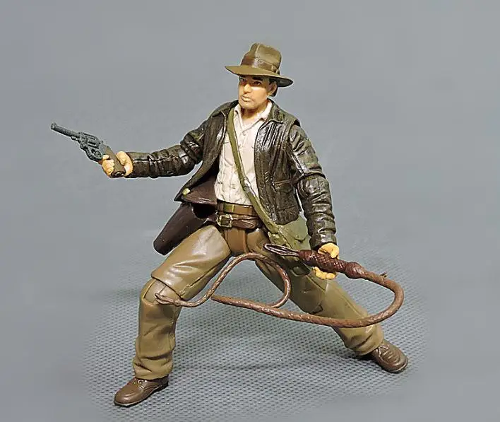1pcs 10cm Cartoon anime Indiana Jones Action Figures Model decoration Dolls kids PVC education model for collection toys | Игрушки и
