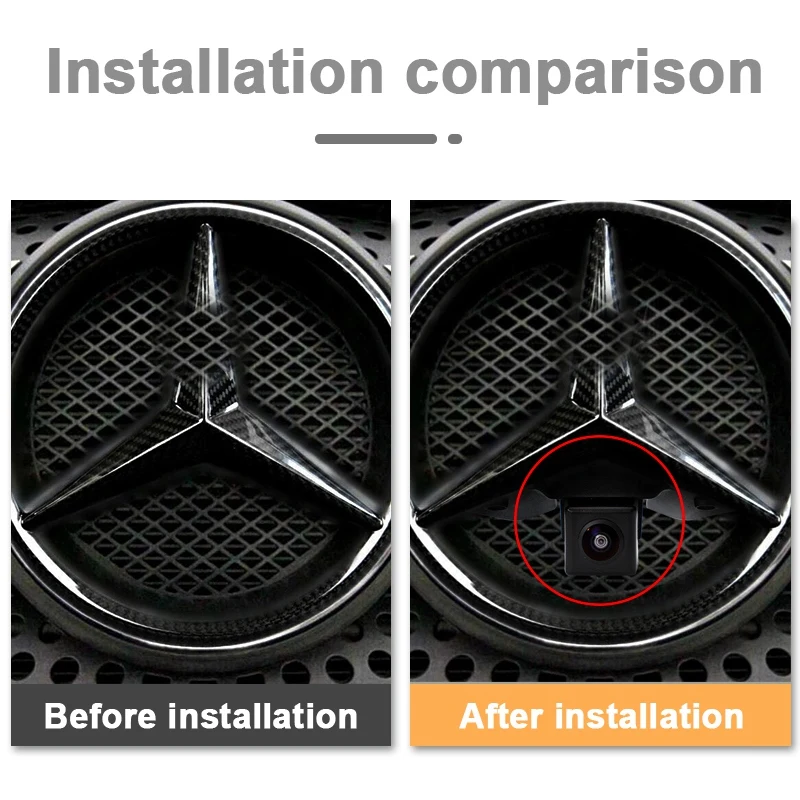 Широкоугольная CCD HD Автомобильная Передняя камера с логотипом для Mercedes Benz Vito Viano A