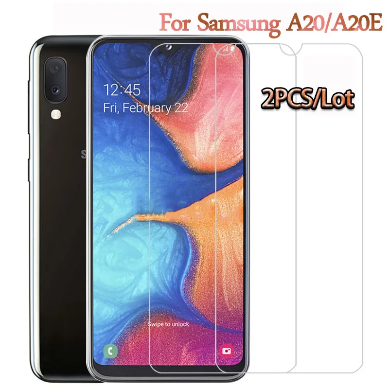 Защитное стекло закаленное для Samsung Galaxy A20/A20E 2 шт.|Защитные стёкла и плёнки