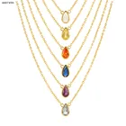 Женское Ожерелье-чокер из серебра 925 пробы, 7 цветов