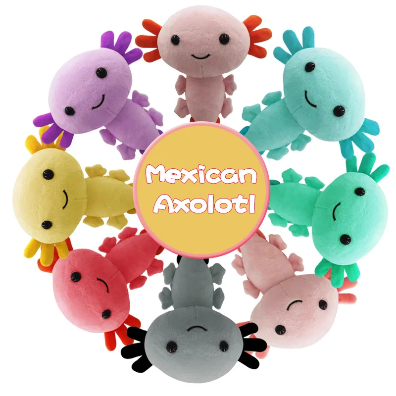 Мультяшная плюшевая Axolotl игрушка Kawaii Animal фигурка кукла мультфильм несколько