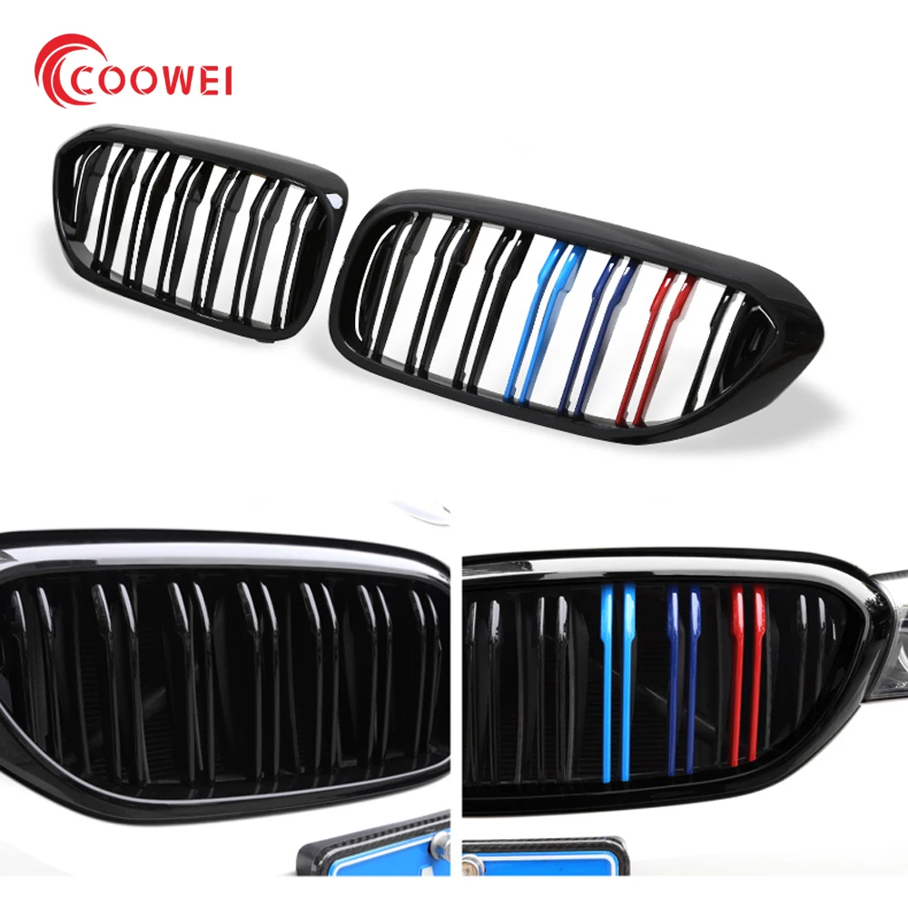 Пара G30 3 цветов Стильный радиатор из АБС-пластика глянцевый черный Автомобильный