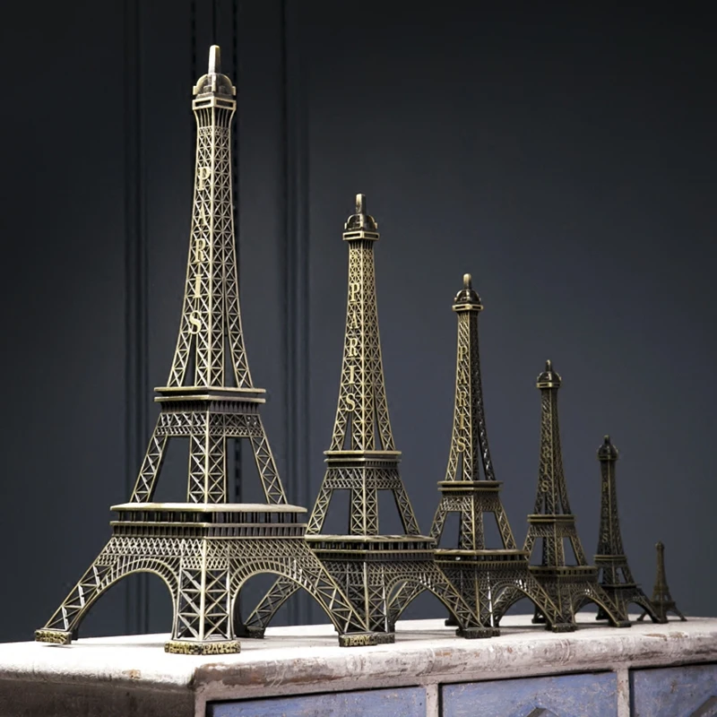 5 см 48 Статуэтка Парижской Эйфелевой башни Металлические ремесла винтажная