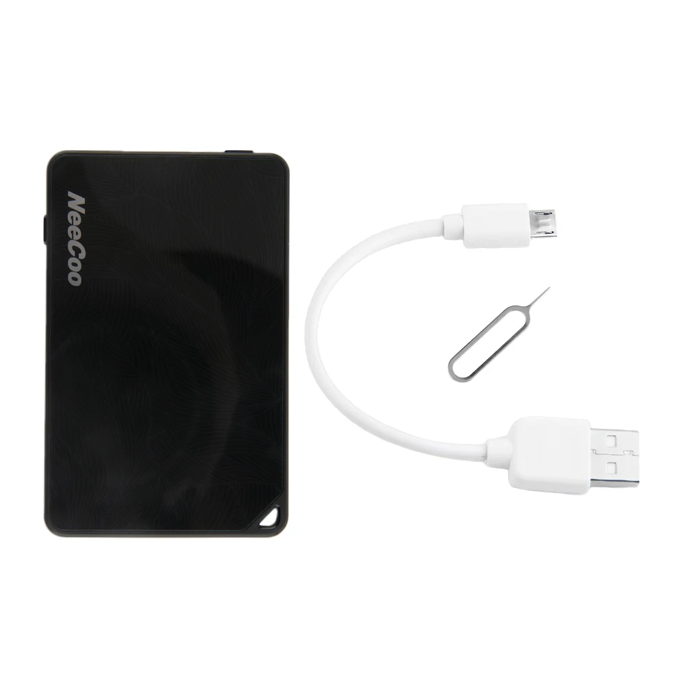 NEECOO две sim-карты двойной режим ожидания Bluetooth 4,0 адаптер для карт памяти для Iphone SE/5S/6/6 Plus/6 S черный