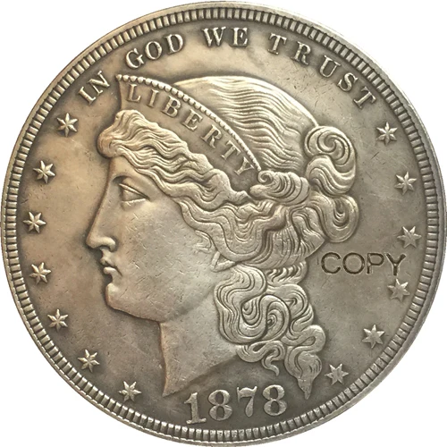 1878 долларов США 1 долл. копия монет типа 4 | Дом и сад