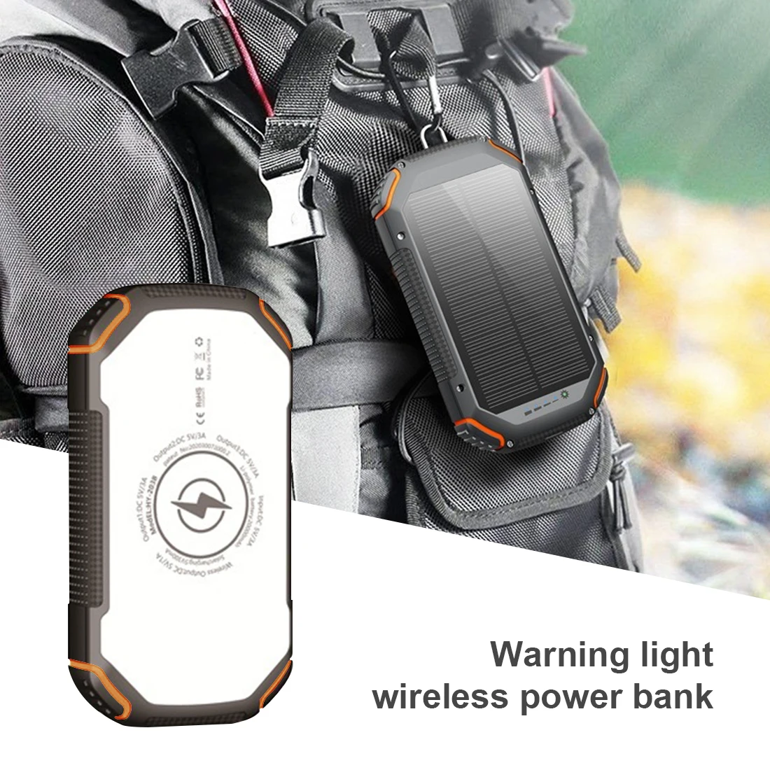 20000 мА/ч 18 Вт PD Быстрая Зарядка Power Bank портативный внешний аккумулятор