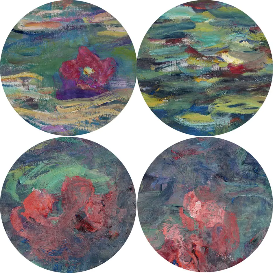 Monet Водяные лилии холст искусство картины репродукции импрессионист цветок
