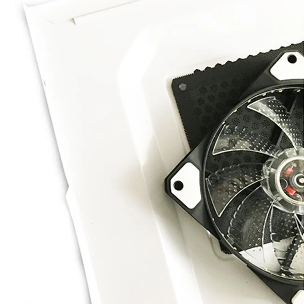 

12Cm Chassis Fan Dust Net Cover Black Computer Host Fan Bit Power Supply Filter Dust Net 12 Cm With Holes