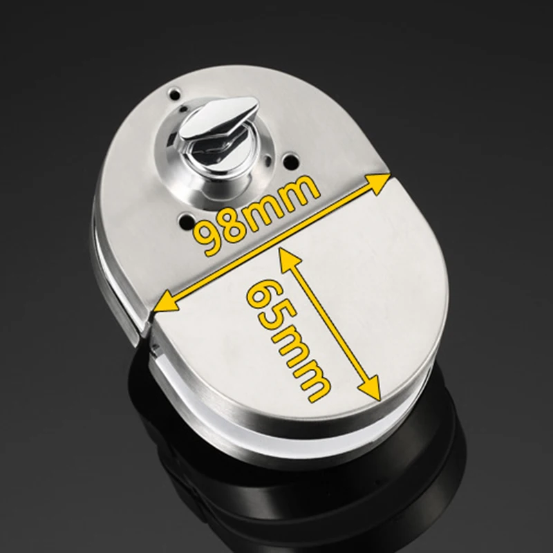 10-12Mm Glass Door Lock Stainless Steel Double Bolts Swing Push Sliding Access Control | Безопасность и защита