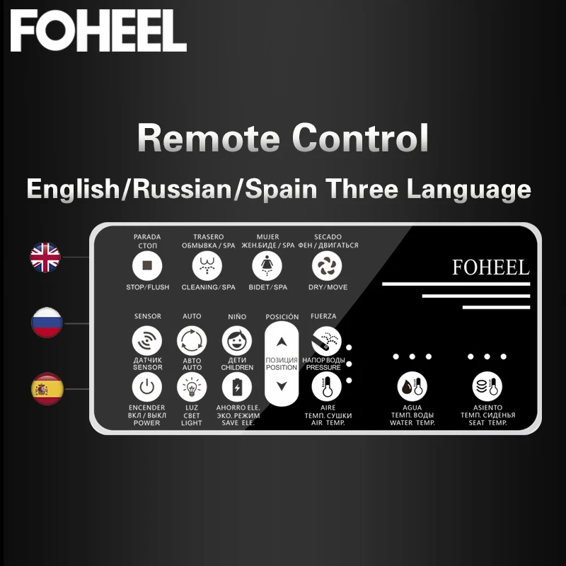 Электронная крышка для унитаза FOHEEL умное сиденье с мгновенным нагревом подходит