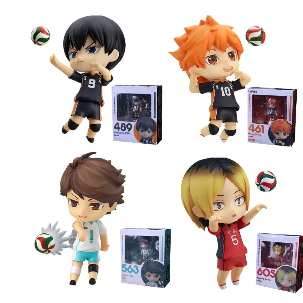 Фигурки аниме Haikyu Хината шойо #461 кагеяма тобио #489 Оикава тоору #563 Kozume Kenma #605 милые