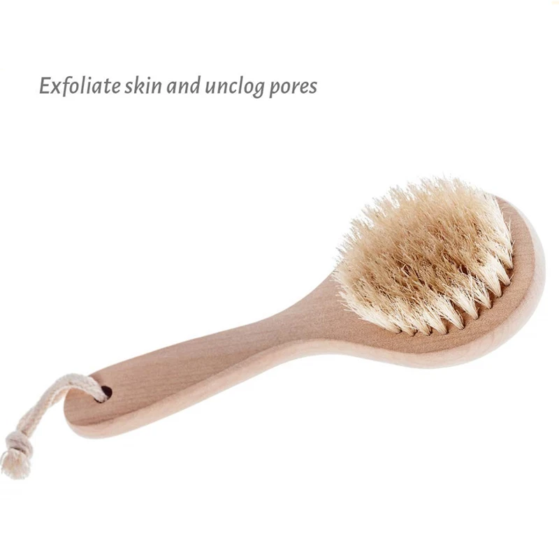Щетка для душа сухой чистки тела удаления омертвевшей кожи отшелушивающая щетина лица щетка душа|Банные