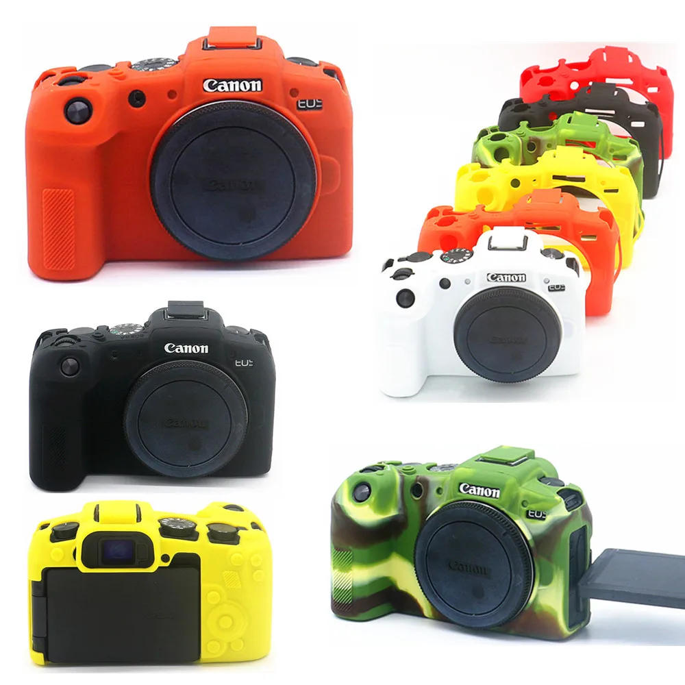 Силиконовая кожа брони чехол защита корпуса для Canon EOS RP только беззеркальная