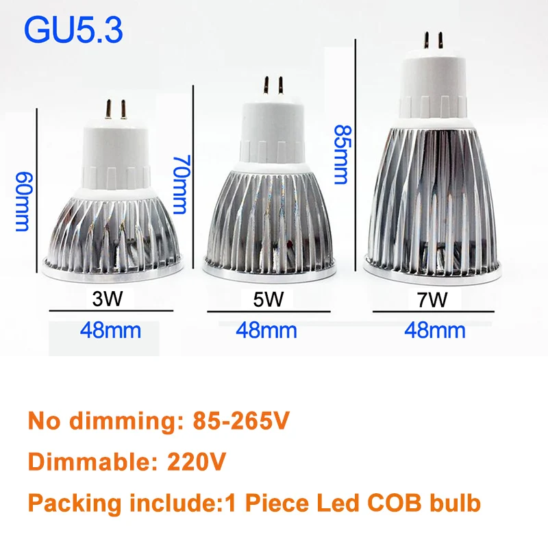 GU5.3 Светодиодный потолочный светильник GU10 MR16 E14 GU5.3 E27 светодиодный лампы 3W 5 Вт 7 Вт 220 В лампада светодиодный конденсаторный лампа диффузии прожектор для домашнего освещения ZDP0001 - Испускаемый цвет: GU5.3