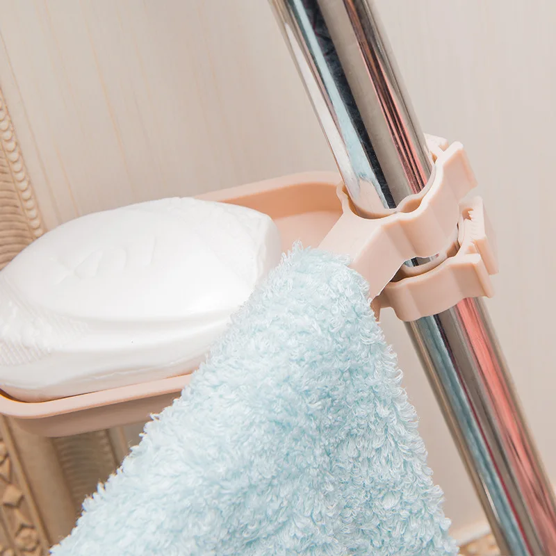 Пластиковая Полка для хранения раковины 2-в-1 многофункциональная полка