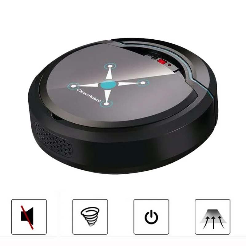 Интеллектуальный автоматический подметальный робот пылесос USB Перезаряжаемый