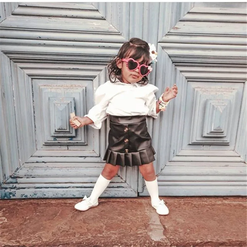 Бесплатная доставка Одежда для маленьких девочек Пуловер с длинными рукавами и