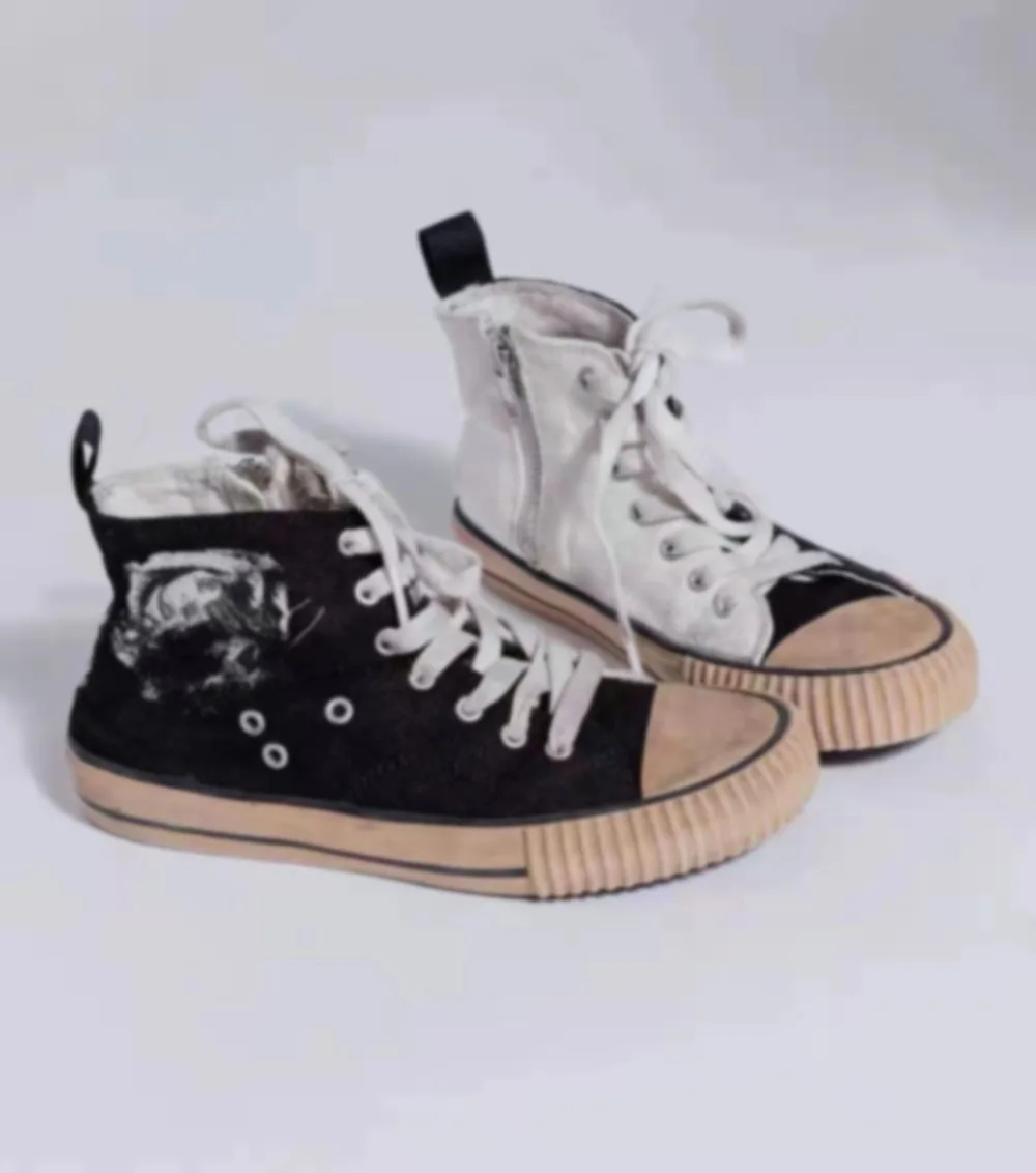 

Детские Модные Текстильные кроссовки средней длины на молнии, черные и белые двойные рандовые повседневные кроссовки для маленьких мальчи...