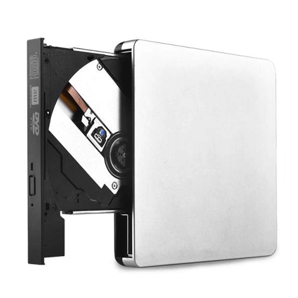 

External DVD Drive Burner Optical Player USB 3.0 Recorder Reader CD-RW Portable