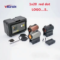 tactical 1x20 reflective red dot sight r5 hunt accessory for use with 20mm guide rails with high and low lift mounts