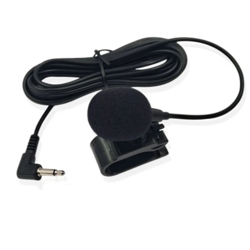 Автомобильный зажим для микрофона 3 5 мм внешний микрофон в сборе автомобиля