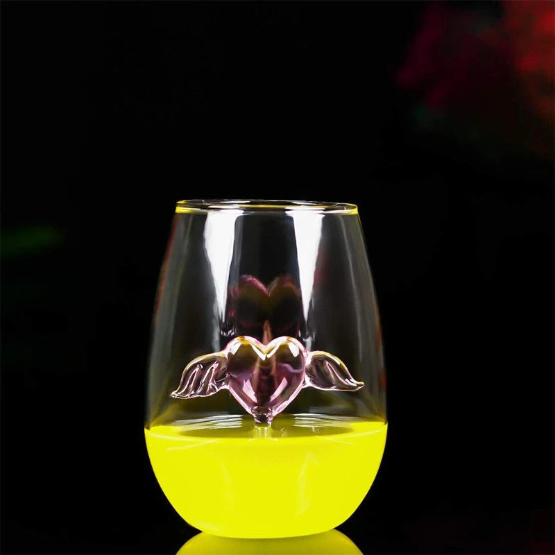 Винный Бокал без сердец для красных и белых вина уличная посуда напитков