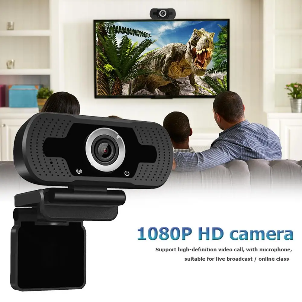 Веб камера 1080P 85 ° широкоугольный HD Wecam USB веб Plug and Play для ноутбука ПК компьютера с