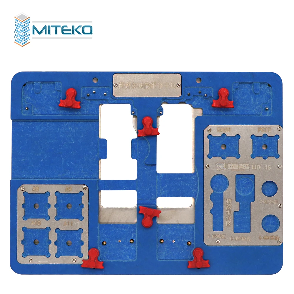 

Чехол для телефона держатель печатной платы ремонтная арматура для 8 8P 7 7P 6 6S материнская плата BGA удалить Процессор клей паяльный инструмент