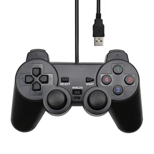2020 NEW Wired Gamepad USB Game Controller Gaming Joypad Joystick
Control for PC Computer Laptop Gamer Black Game Console