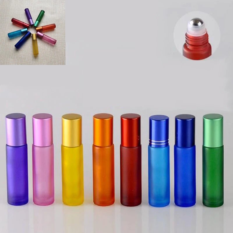 Радуга круглая роликовая бутылка для эфирных Масла духов многократного