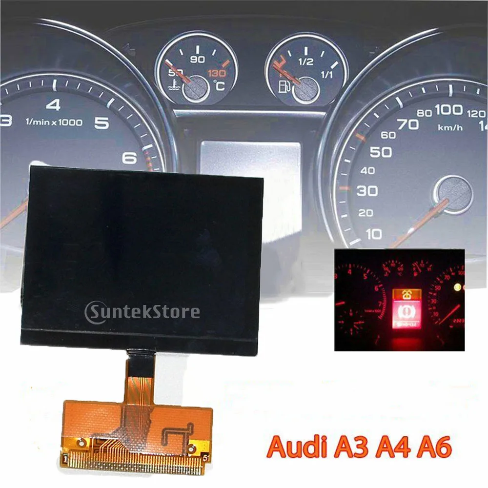 ЖК-дисплей VDO FIS Cluster для Audi A3 A4 A6 супер качество VW LCD с гибким разъемом и драйвером