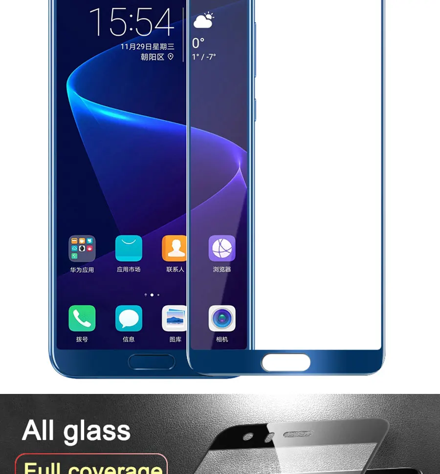 3D закаленное стекло на huawei honor view 20 10 V20 V10 Защита экрана для honor 10 9 8 Lite V9 V8 полная крышка защитная пленка