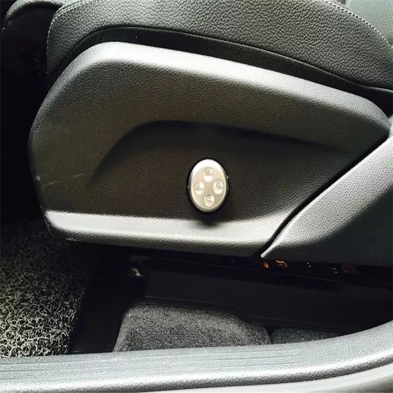 

WELKINRY for Benz GLC X253 2015 2016 2017 2018 2019 2020 ABS chrome front seat heights adjustment switch button knob cap trim