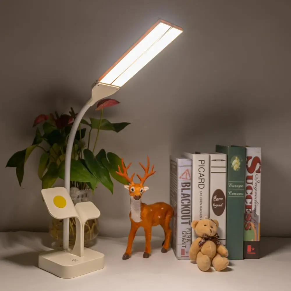 Настольная лампа с двумя лампами 3 лампы регулируемая настольная для чтения