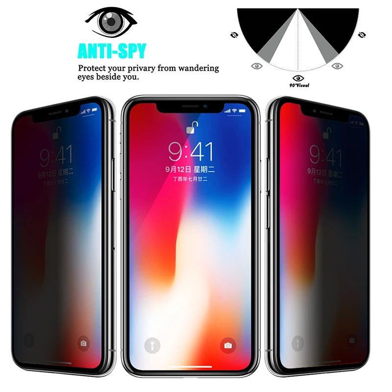 Закаленное защитное стекло для IPhone 11 Pro Max 9H с защитой от царапин|Защитные стёкла и