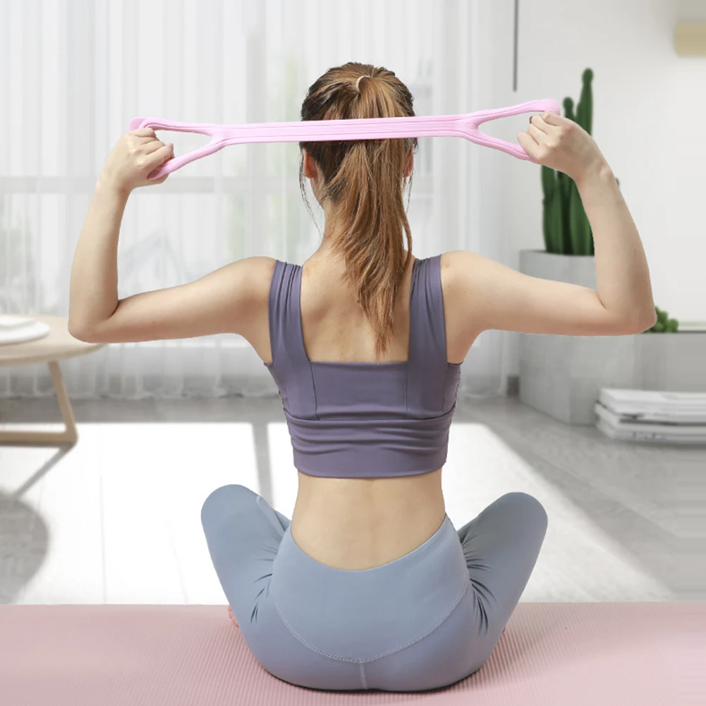 Йога Комплект эластичных лент из эластичного силикона тренажерный зал канат для