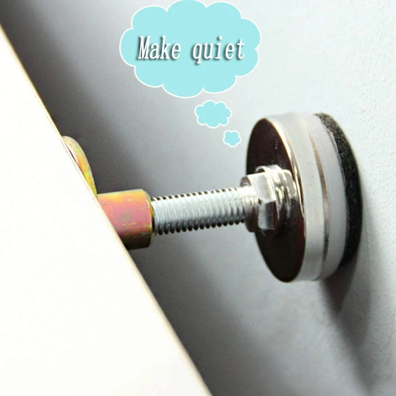 

4Pcs Adjustable Threaded Bed Frame Anti-Shake Tool, Bedside Headboards Prevent Loosening (Silver, 56mm - 76mm)