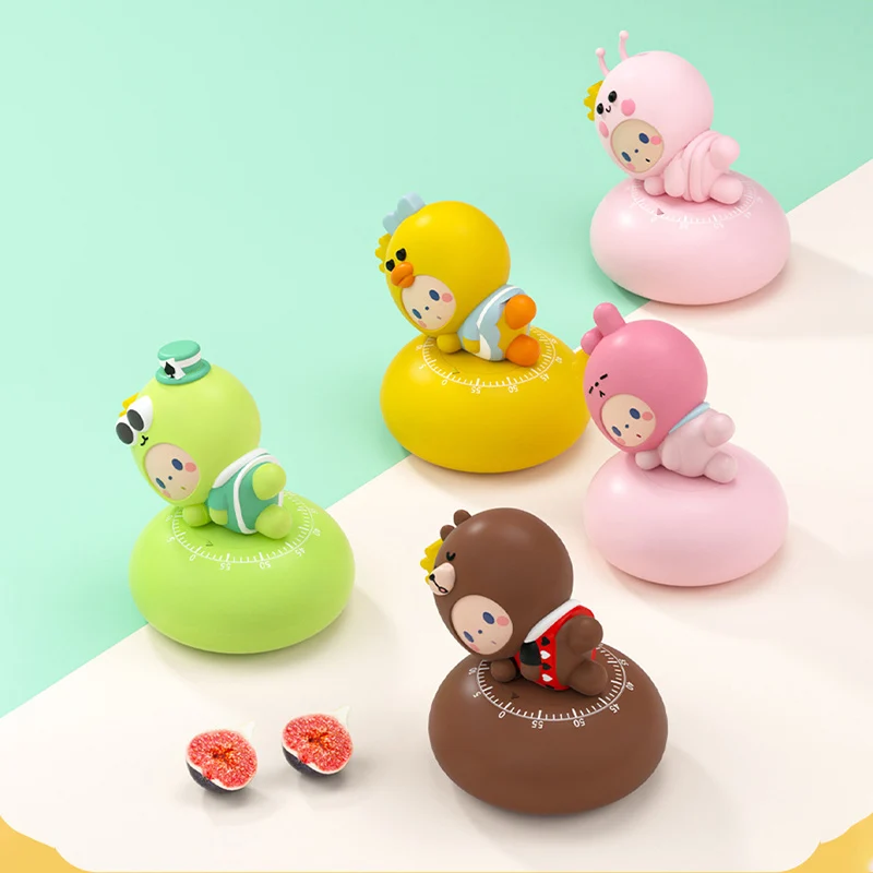 

Kitchen Baking Mechanical Timer, Cartoon Student and Children Learning Efficiency Manager, Time Housekeeper, Precise Reminder