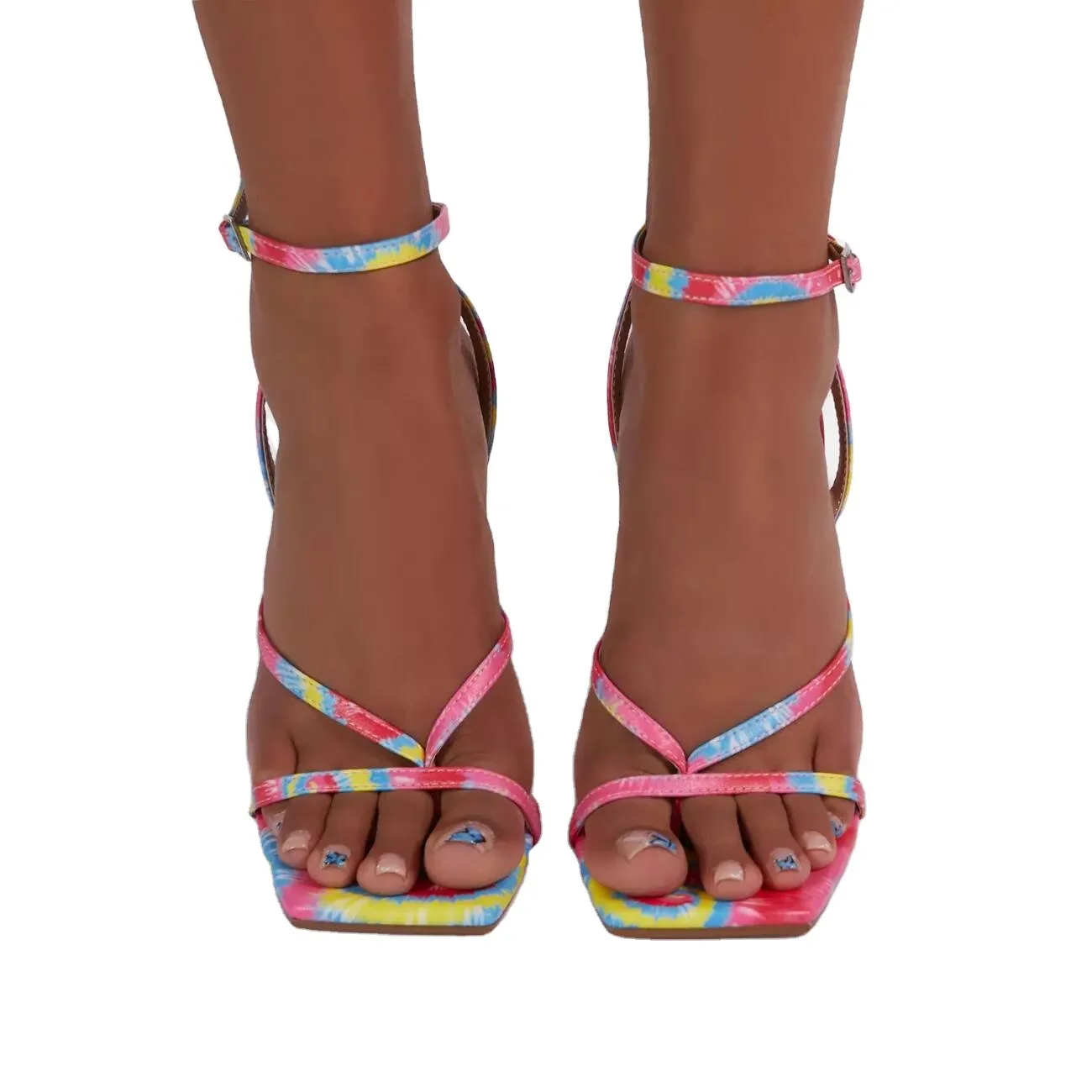 

2021Summer New Women Sandals Sexy High Heel Shoes Woman Gladiator Clip Toe Bandage Buckle Strap Ladies Fashion Stiletto Shoes