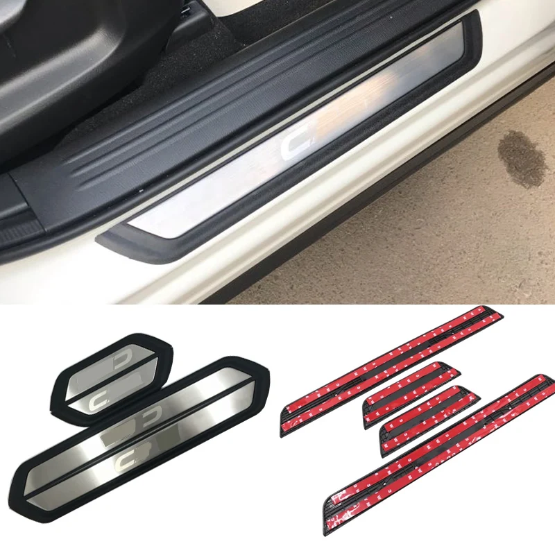 2016 2017 2018 2019 автомобильные накладки на пороги из нержавеющей стали педали для Mazda CX