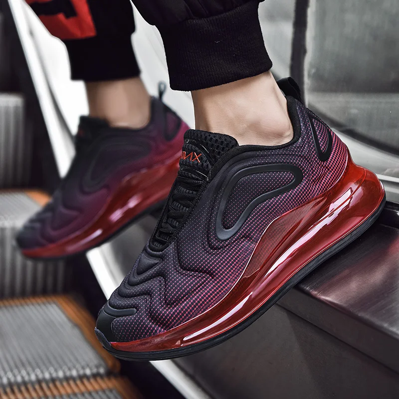 

New Arrived Air Cushion Running Shoes for Men Breathable Sneakers Zapatillas Lace-Up Trainer Sports Jogging Shoes Good Quality