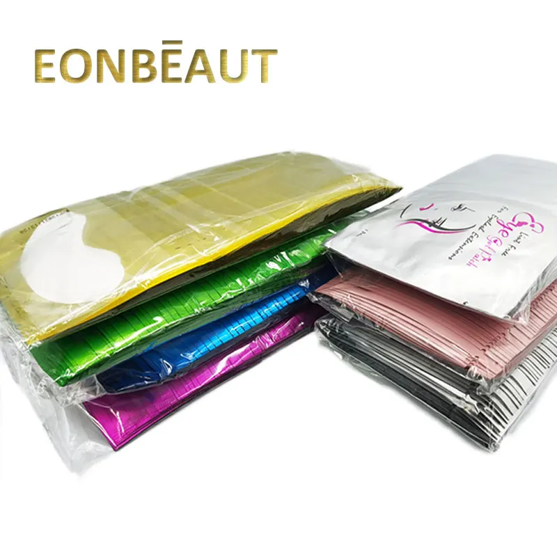 

100 пар EONBEAUTY бумажные накладки для наращивания ресниц отдельных привитые наклейки для глаз кругов под глазами гелевых подушечки с изготовле...