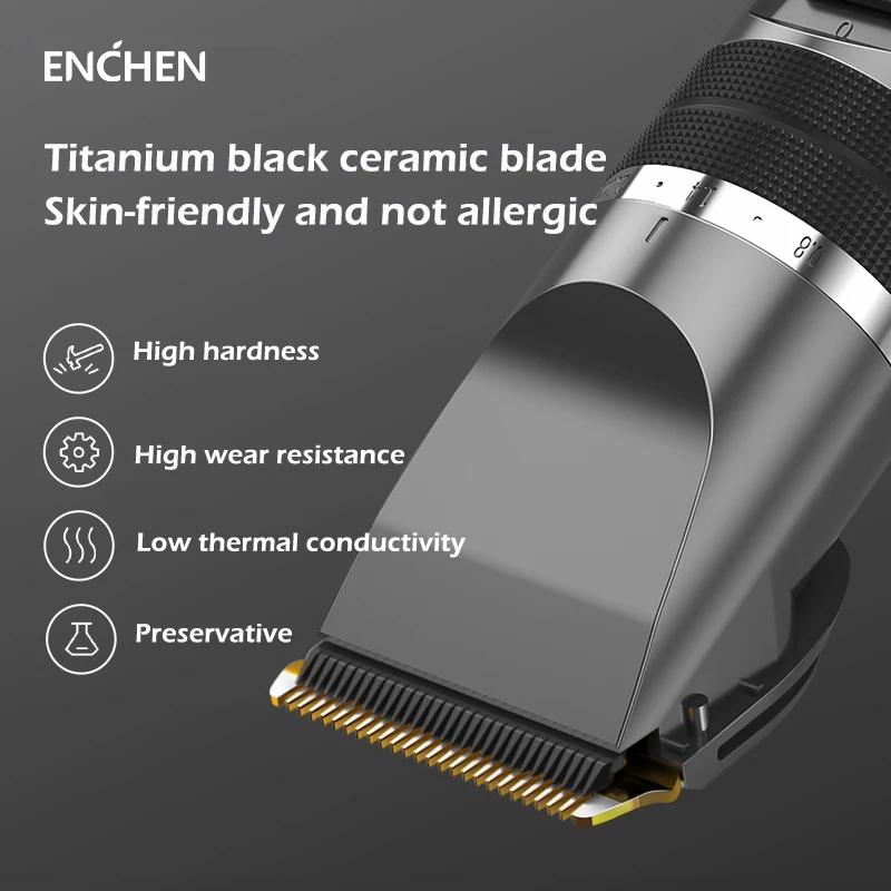 Enchen Sharp X USB Elektrische babybett Tondeuse Snelle зарядки Kinderen Keramische резак Snijmachine ENCHEN