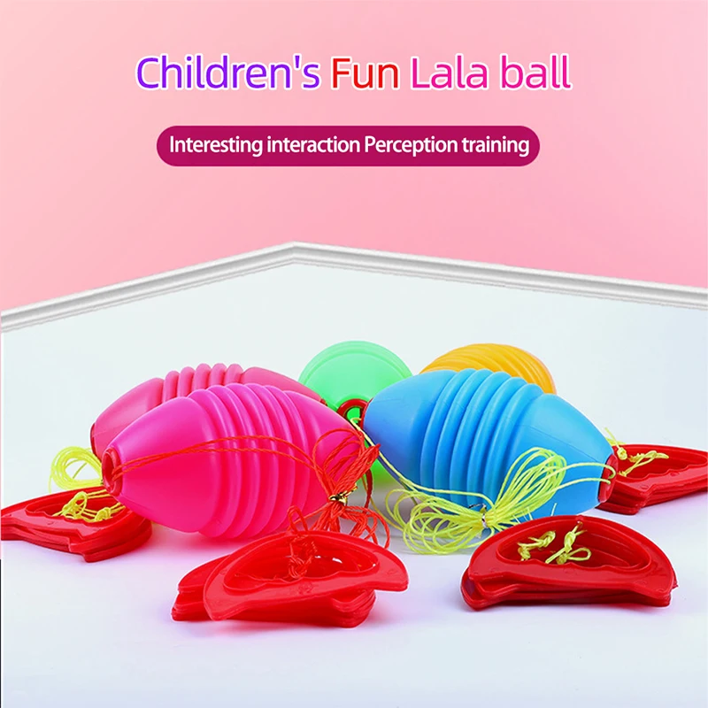 Детская игрушка уличный интерактивный тянущийся эластичный скоростной мяч